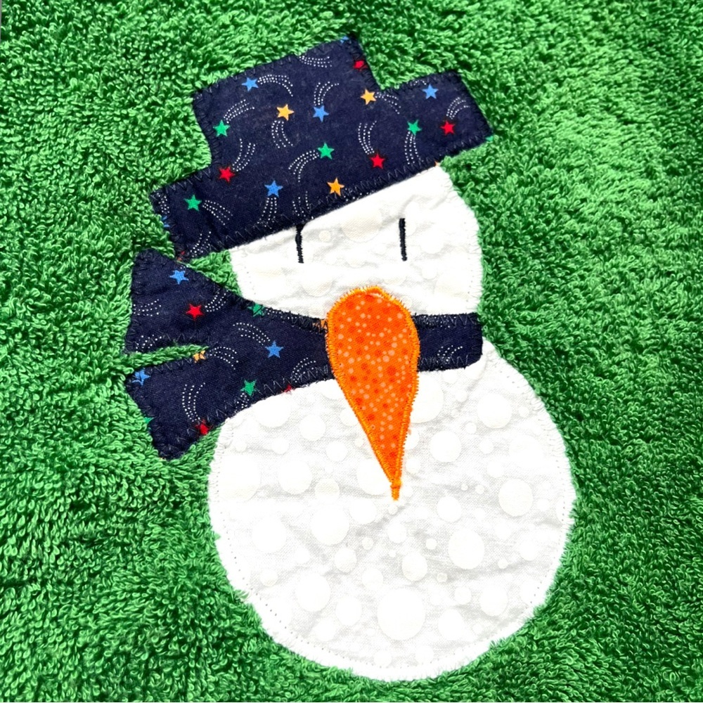 Lot/3 𝑯𝒂𝒏𝒅𝒎𝒂𝒅𝒆 Holiday Christmas Hand Towels 🎁 - Picture 12 of 16